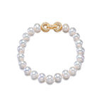 Perlore 8-9mm Freshwater Pearl Bracelet Sterling Silver Clasp