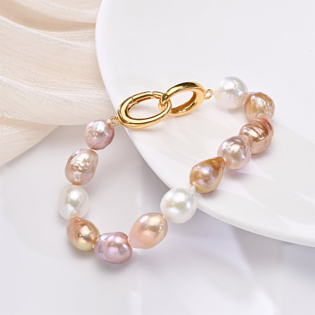 Perlore The Multi-Color "Sunset" Baroque Bracelet