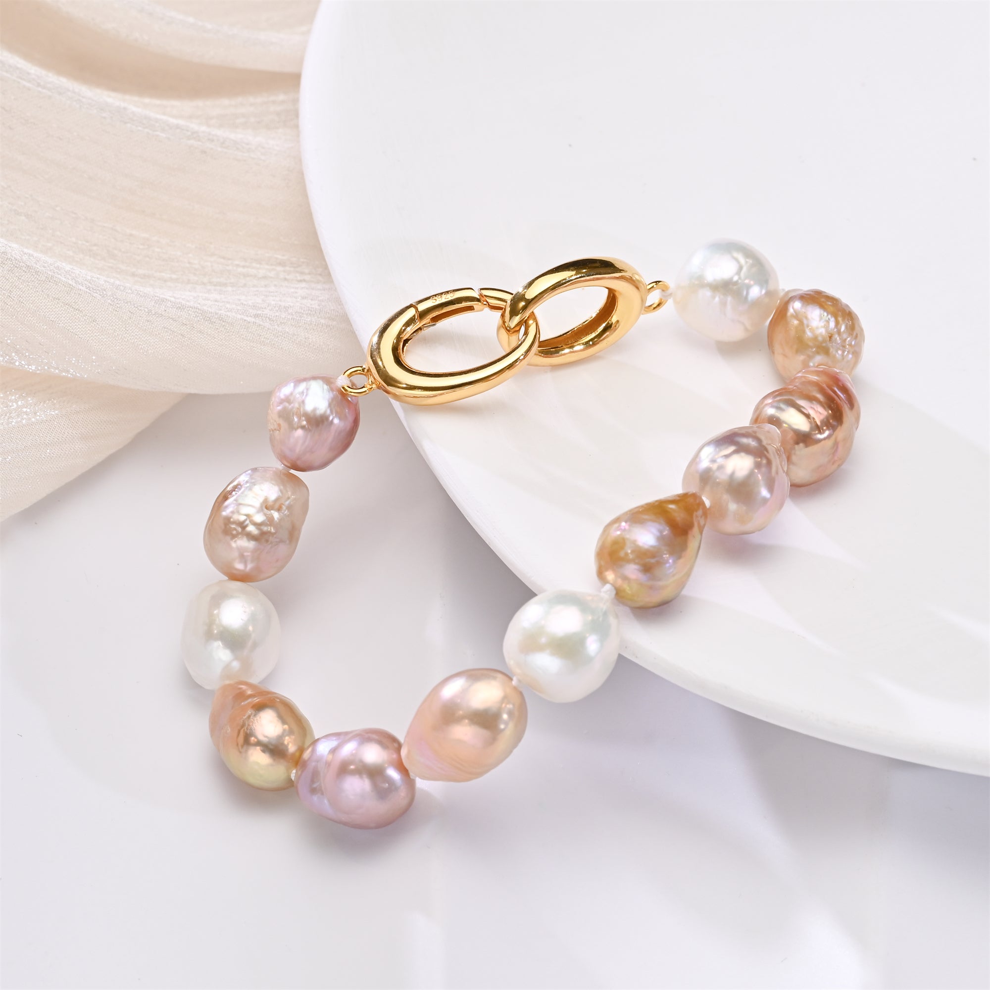 Perlore The Multi-Color "Sunset" Baroque Bracelet