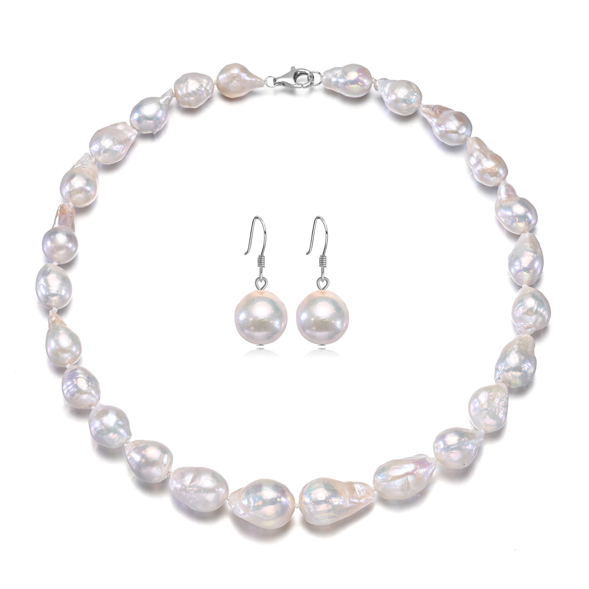 Perlore Edison Baroque Pearl Jewellery Set | 11-13mm AA Grade