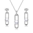Perlore  Gemini said Elegant 6mm & 7mm Button Pearl Set | AAA Grade