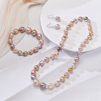Perlore Lustrous 9-11mm Baroque Freshwater Pearl Set | AA Grade