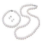 Perlore Luminous Freshwater Pearl Jewellery Set 7mm Off Round