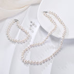 Perlore Luminous Freshwater Pearl Jewellery Set 7mm Off Round
