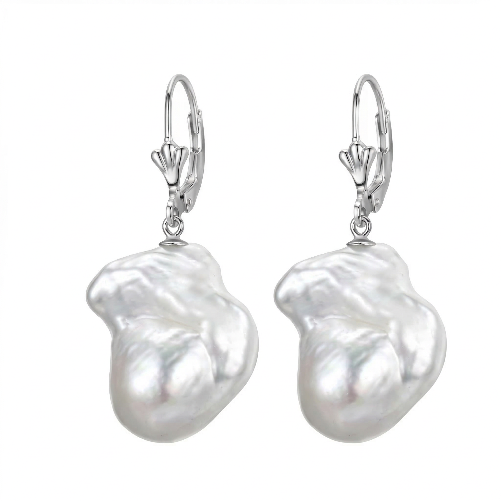 Perlore AA+ Large Baroque Pearl Drops