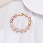 Perlore Multi-Color AA Baroque Pearl Bracelet  10-11mm