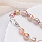Perlore Multi-Color AA Baroque Pearl Bracelet  10-11mm