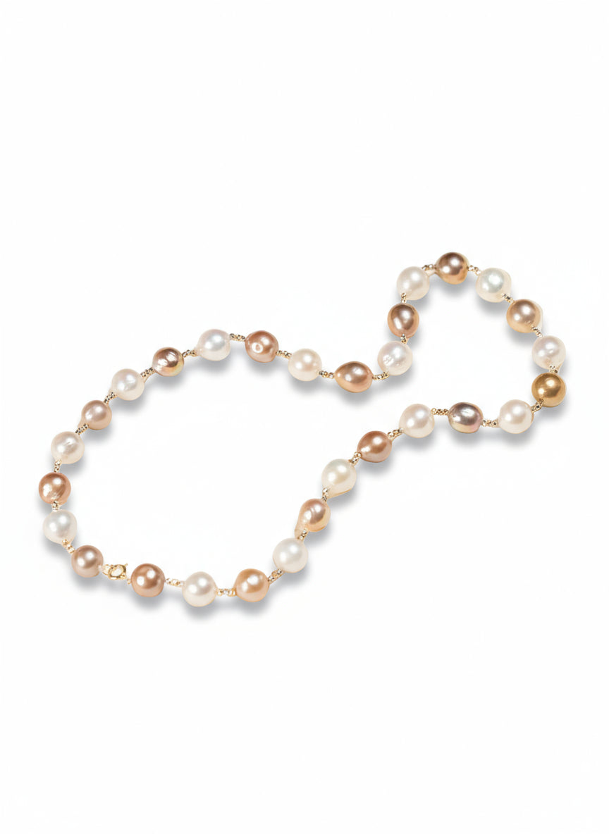 18K Baroque Pearl Necklace