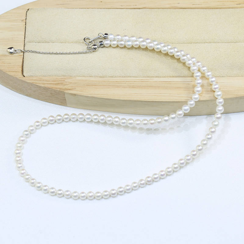 Perlore The Seed Row 16" Round Pearl Necklace
