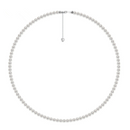 Perlore The Seed Row 16" Round Pearl Necklace