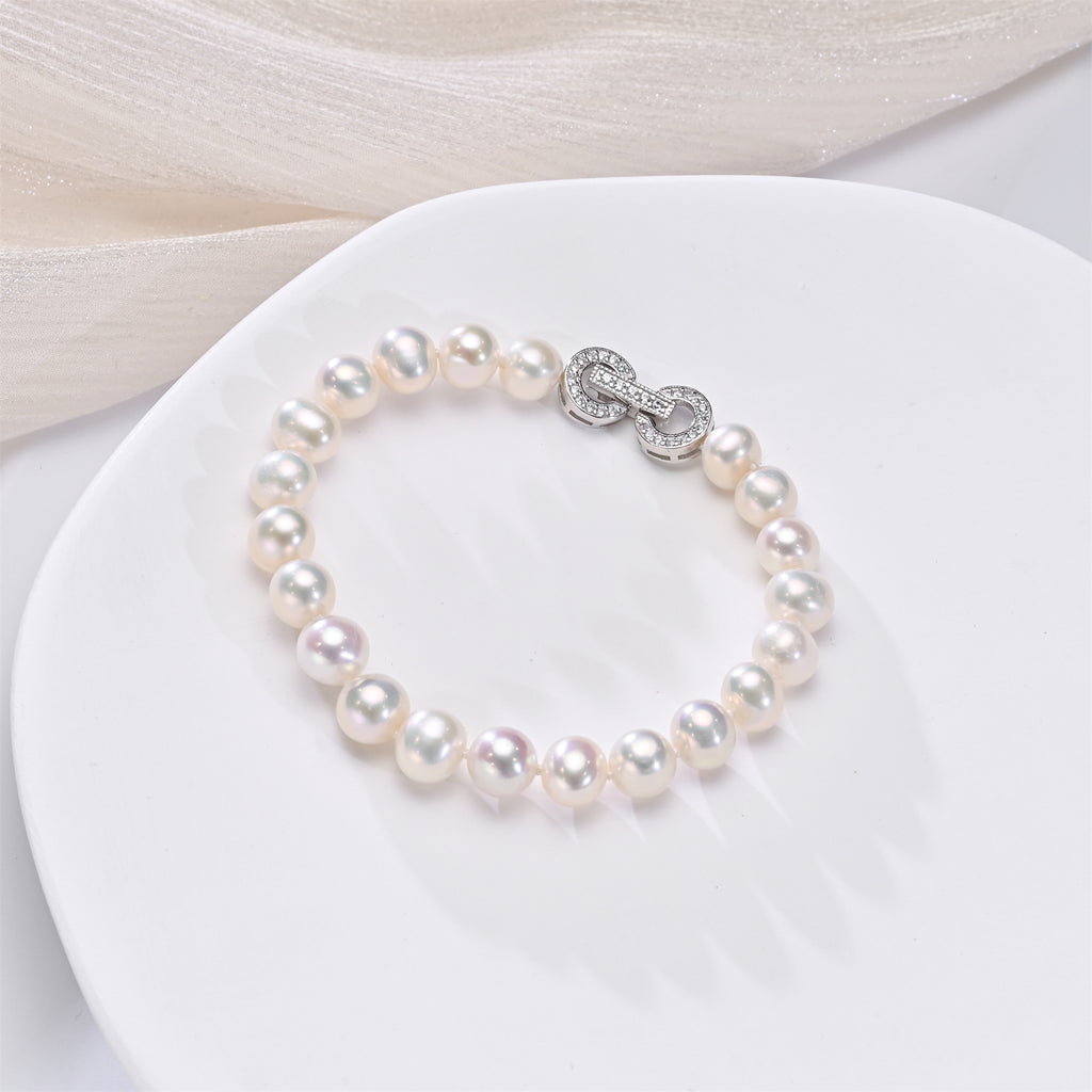 Perlore 8-9mm Freshwater Pearl Bracelet
