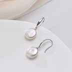 Perlore Freshwater Coin Pearl Statement Drops Earrings