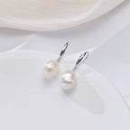Perlore Graceful Curve Freshwater Baroque Pearl Drops Earrings