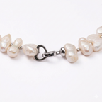 Perlore Shimmering Baroque Freshwater Pearl Strand in Sterling Silver – 18"