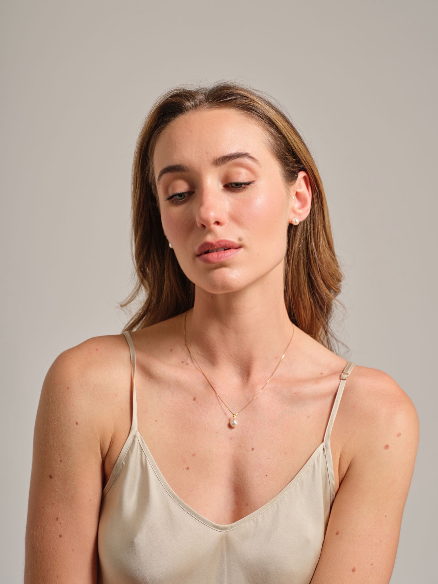 Solitaire Japanese Akoya Pearl Pendant